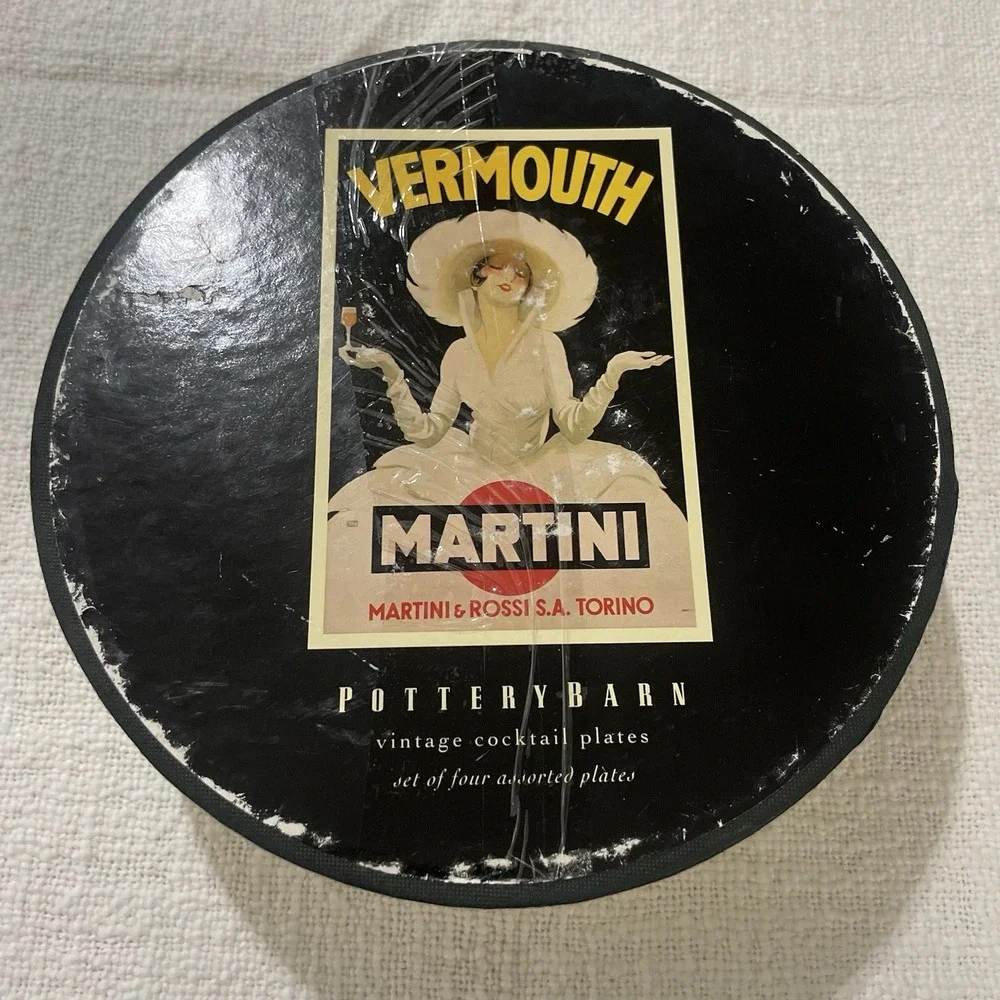Pottery Barn Vintage Cocktail Plates‎ 8